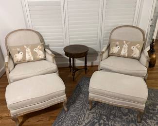 French Bergere restoration hardware chairs