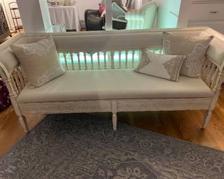 Theodore Alexander gustavian style sofa