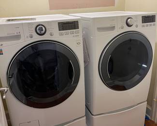 LG washer and dryer
