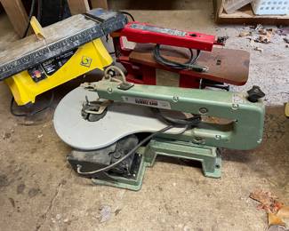 7" Tile Wet Saw, 15" Scroll Saw, 16" Variable Speed Scroll Saw