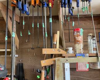 All different kinds of clamps