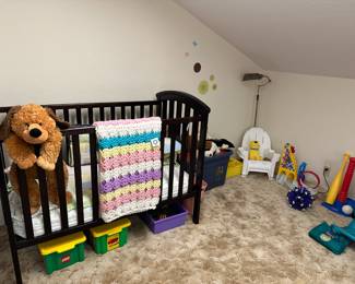 Upstairs room with toys