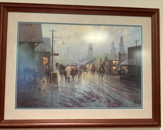 G. Harvey signed and numbered limited edition print