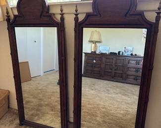 Matching mirrors sold separately from dresser