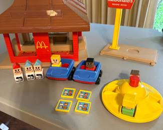 Vintage McDonalds Playskool set (figurines will be at the front)
