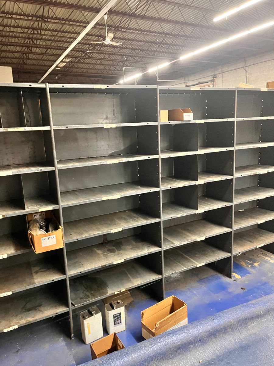 HD steel shelving