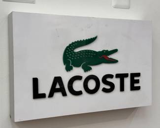 Lacoste Store Sign