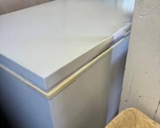 Nice chest type freezer.
