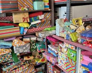 Already wrapped gifts!  Talk about a time saver!