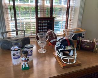 Various sports items