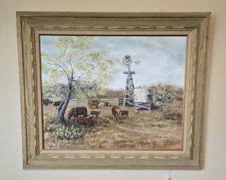 Texas-Theme Oil Painting