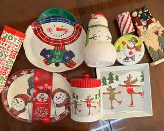 Tons of Christmas decorations! Many vintage ornaments and decorations