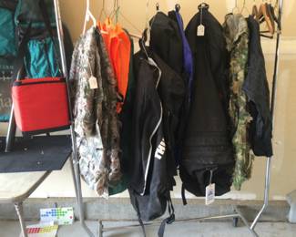 Big bags & camouflage things.