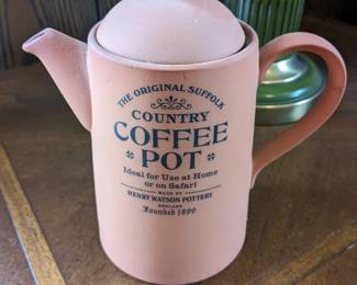 The Original Suffolk Country terracotta teapot - Henry Watson Pottery