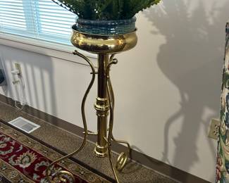 Brass plant stand