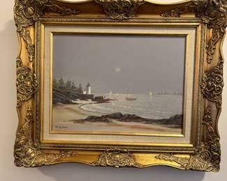 Ian McGinn original Kennebunkport painting