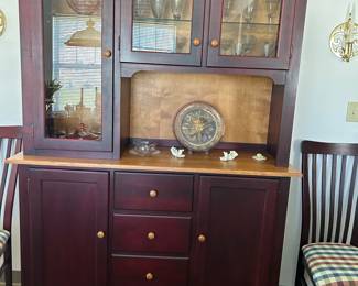 Cherry Dining room hutch