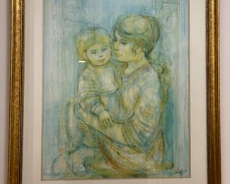 Madonna framed print