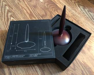 ACME Studio "Classico" Rose Wood Desk Pen by MEMPHIS Designer MATTEO THUN - NEW