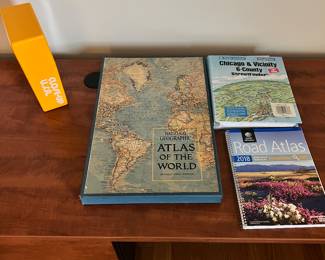 Vintage Maps and World Atlas Books 