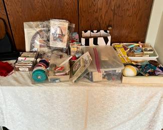 Antique and Vintage Sewing Supplies and Fabric 