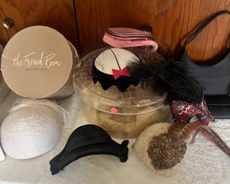 Antique High End Designer Hats 