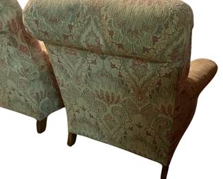 Pair of Paisley Arm Chairs