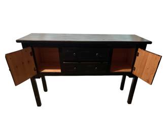 Black Wood Sideboard