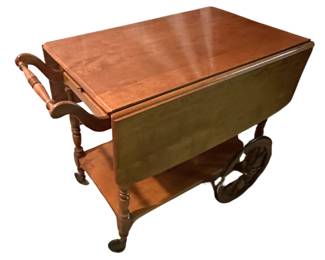 Ethan Allen Rolling Tea Cart