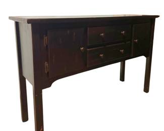 Black Wood Sideboard