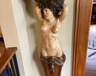Mid century Italian caryatid