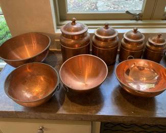 copper kitchen pieces