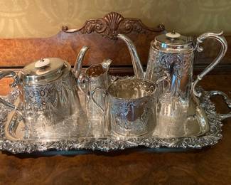 Very nice quality serving set EPNS