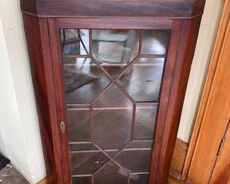antique corner cabinet
