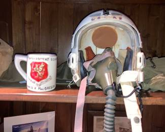 Korea era flight helmet