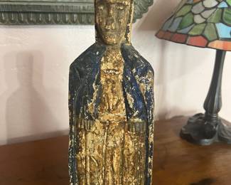 Religious icon carving