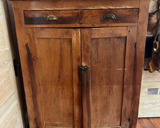 Antique Pie Safe with screened sides 