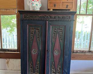 Antique Armoire with shelves