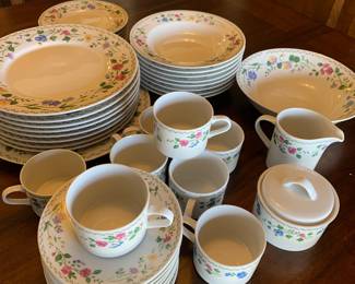45 piece set Faberware, 'English Garden'  One price for all.
