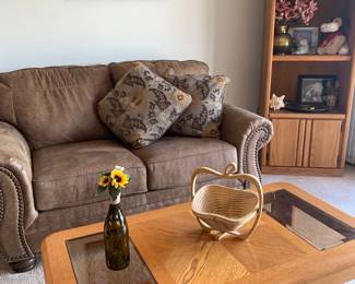 Loveseat faux leather