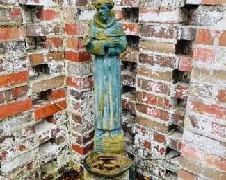 St. Francis concrete statue 