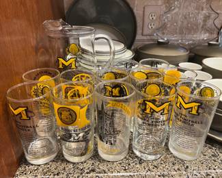 Vintage Mizzou glasses 