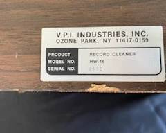 OPI Record cleaner model# HW - 16