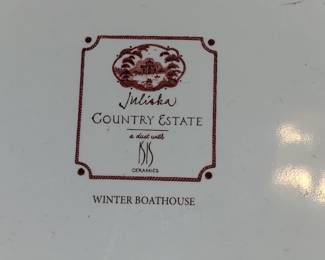 Juliska Country Estate Winter Frolic Party Plate, Set of 4

