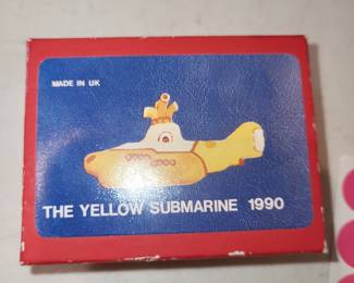 The Beatles 1990 Yellow Submarine UK import figurine metal 3" long new in box