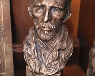 Cast bust of Vincent Van Gogh