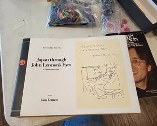 Book - Japan through John Lennon's Eyes: A personal sketchbook by john Lennon