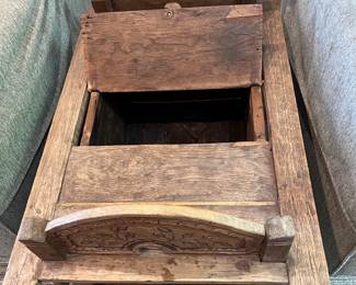 Indonesian wedding chest close up