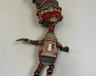 $1600. Calvin Ma ceramic with glaze titled "Sway".  16" x 8" x 4".    Originally $2000 Foster White Gallery.Available during  online beginning sale beginning Wednesday, May 8th at 8am and ending Thursday May 9th at 4pm.   Click on message seller to let us know you want to purchase it and we will reply with next steps.