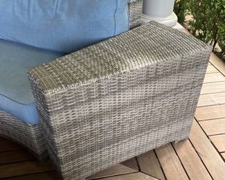 closer view of the side tables